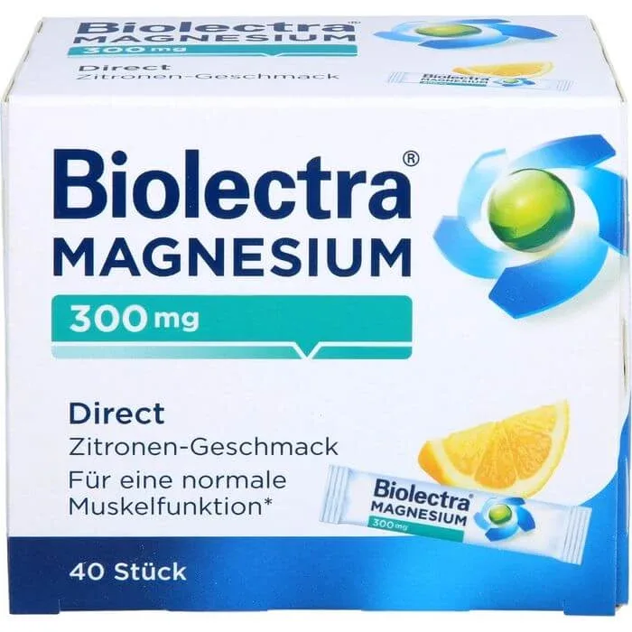 BIOLECTRA Magneziu 300 mg Direct Lemon Sticks 40 Sticks — preț și oferte
