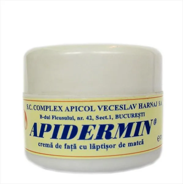 Crema Apidermin cu laptisor de matca, Complex Apicol | 30 ml — preț și oferte