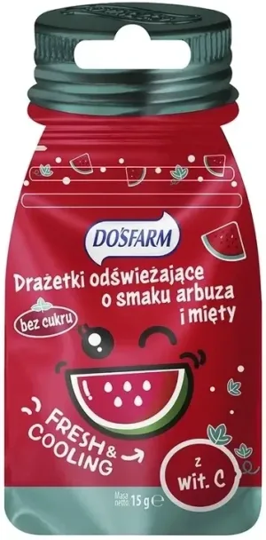 Droguri răcoritoare Dosfarm cu aromă de pepene roșu și mentă cu ...