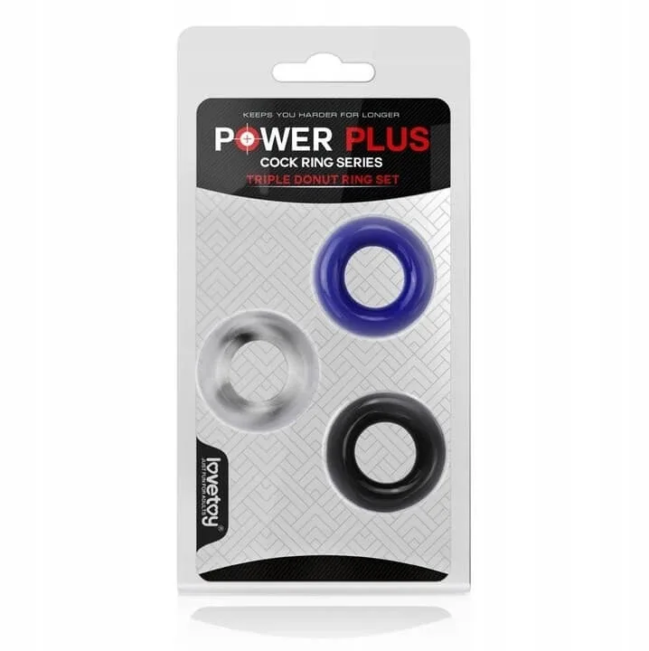 Inel pentru penis Power Plus 3 buc — preț și oferte