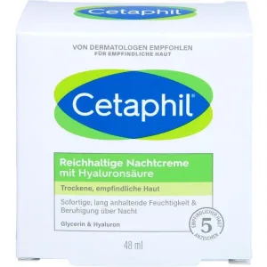 CETAPHIL cremă de noapte bogată cu acid hialuronic 48 g