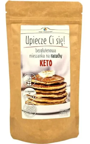 KETO amestec de clătite fără gluten 170g FIVE CHANGES
