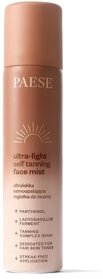 PAESE Ceață autobronzantă facială ultraușoară 75 ml — preț și oferte
