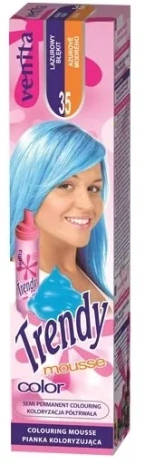 VENITA TRENDY COLOR Spumă 35 Azure Blue 75 ml — preț și oferte