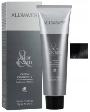 AllWaves Vopsea de păr 1.00 Negru intens 100 ml