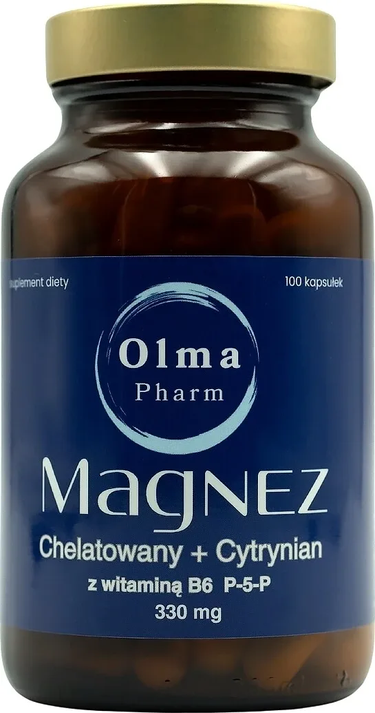 Magneziu chelat + citrat cu vitamina B6 P-5-P 100 ... — preț și oferte