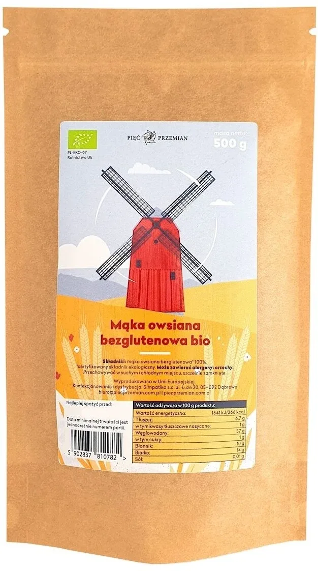 Five Transformations Făină de ovăz fără gluten BIO 500 g — preț și oferte