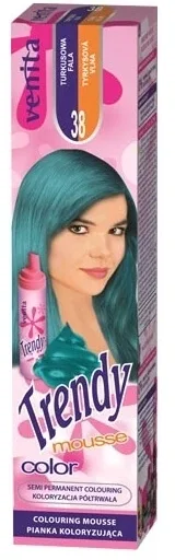 VENITA TRENDY COLOR Spumă 38 Val turcoaz 75 ml — preț și oferte