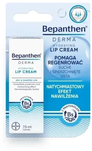 Bepanthen Derma cremă hidratantă și protectoare pentru buze 7,5 ml