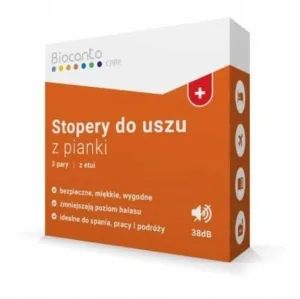 Dopuri pentru urechi Biocanto Care Foam, 6 buc. (3 perechi)