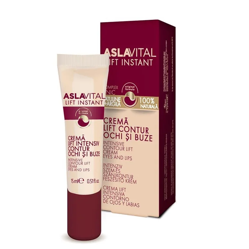 Crema contur ochi si buze Lift Intensiv Aslavital, Farmec | 15 ml — preț și oferte