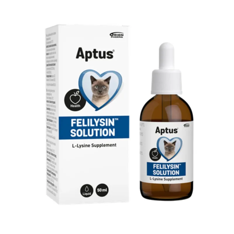 APTUS Felilysin, supliment sistem imunitar pisici, flacon cu aplicator, 50ml suspensie orală — preț și oferte