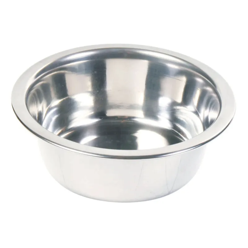TRIXIE, castron câini, rotund, inox, argintiu, XS-S(0.45l, ⌀13cm) — preț și oferte
