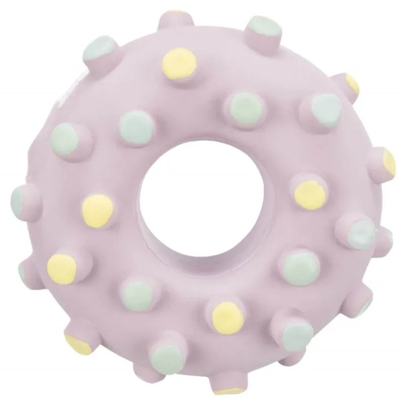 Trixie, jucărie mini-ring câini, latex, 8cm, multicolor — preț și oferte