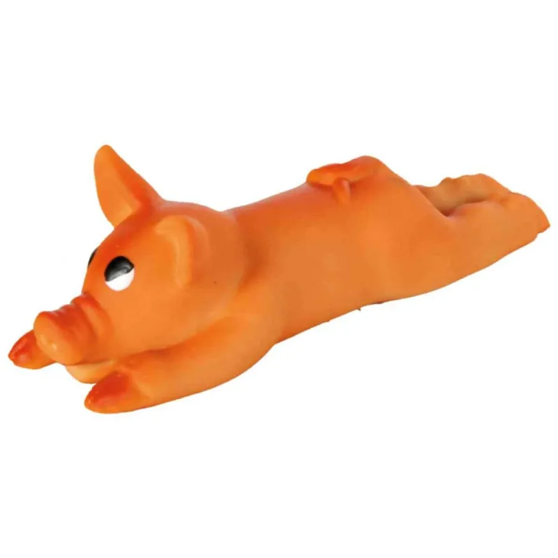 Trixie, jucărie purcel câini, cu sunet, latex, 13cm, multicolor — preț și oferte
