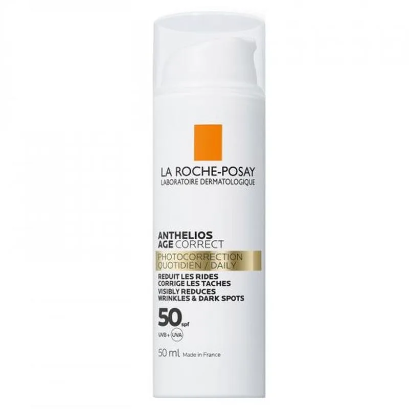 Crema cu protectie solara SPF 50 pentru fata Anthelios Age Correct, La Roche-Posay | 50 ml — preț și oferte