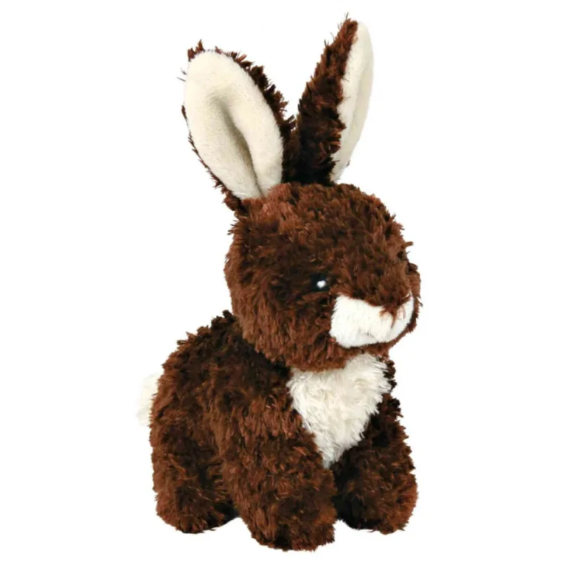 Trixie, jucărie iepuraș câini, cu sunet, pluș, 15cm, multicolor — preț și oferte