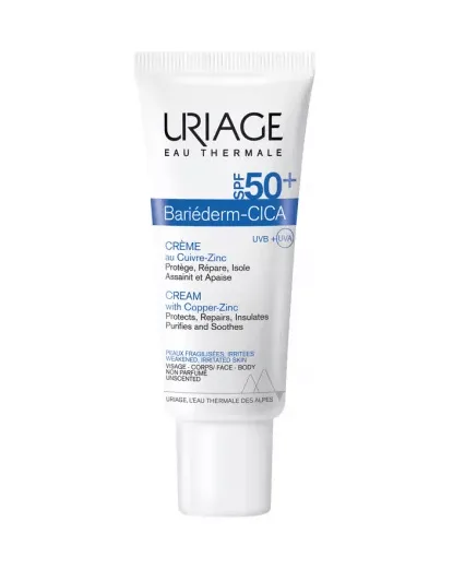 Uriage Bariederm Cica Crema SPF 50+ 40 ml — preț și oferte