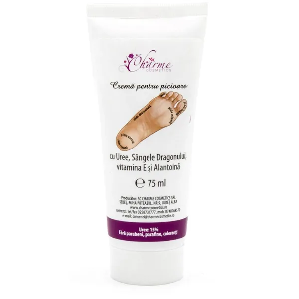 Crema cu Uree pentru picioare, Charme Cosmetics | 75 ml CHARME INFINITY — preț și oferte