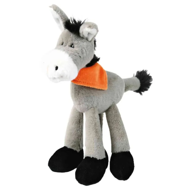 Trixie, jucărie măgar câini, cu sunet, pluș, 24cm, multicolor — preț și oferte