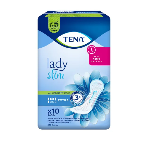 Absorbante incontinenta urinara Lady Slim, Extra, 10 bucati, Tena — preț și oferte