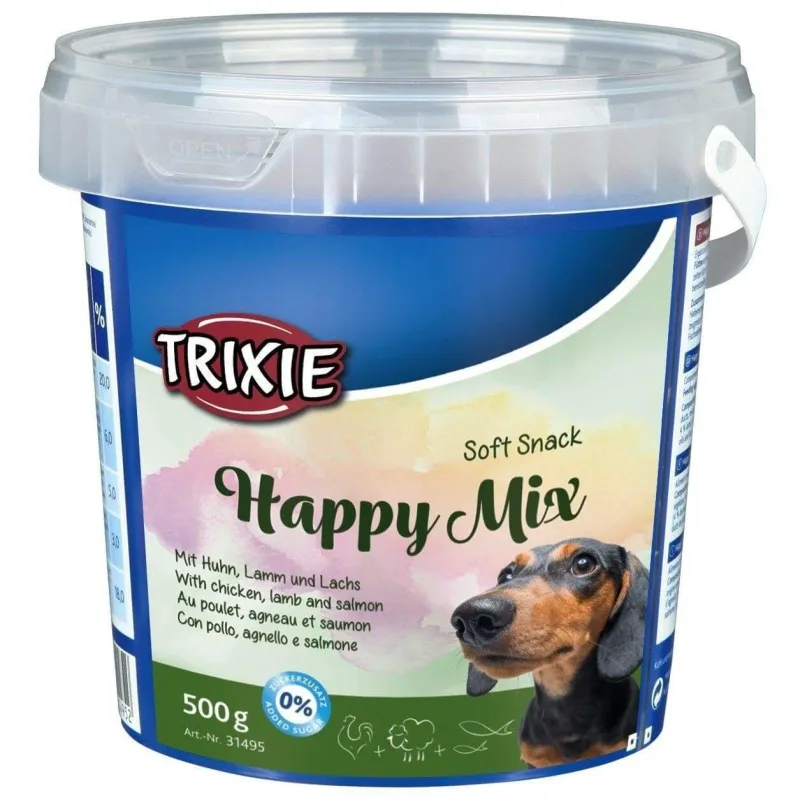 Drops Mixt Trixie Cu Pui, Miel si Somon, 500 g — preț și oferte