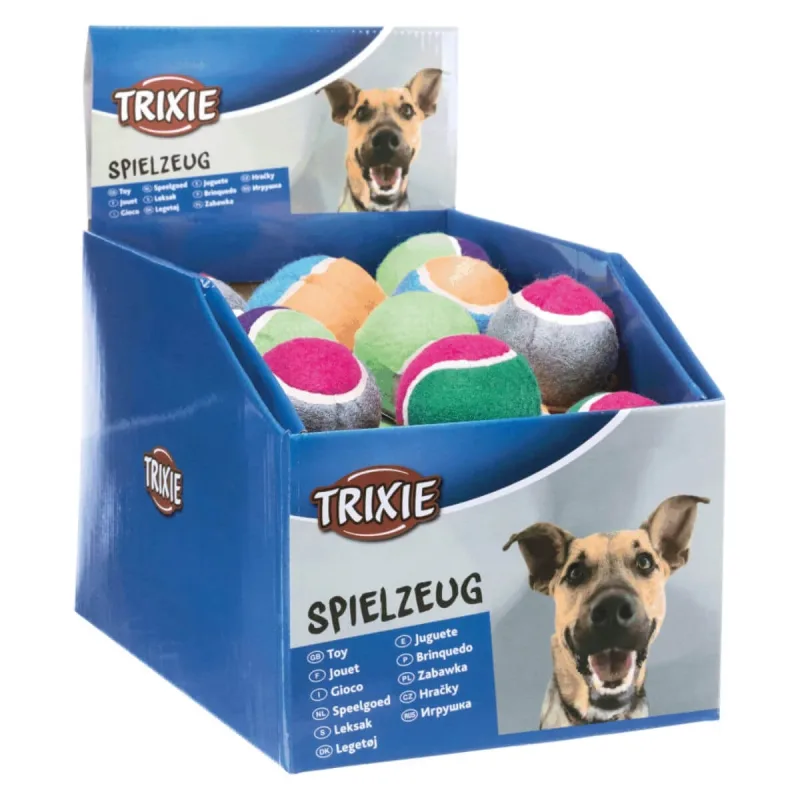 Trixie, jucărie minge tenis câini, 6.4cm, multicolor — preț și oferte