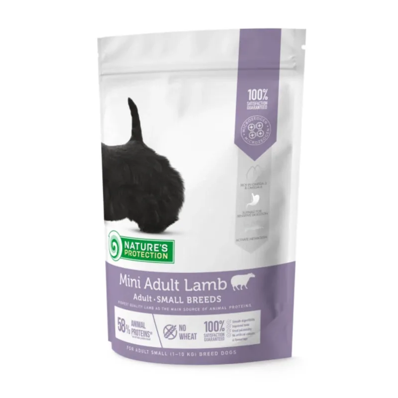 NATURES PROTECTION Mini Adult, XS-S, Miel, hrană uscată câini, 2kg — preț și oferte