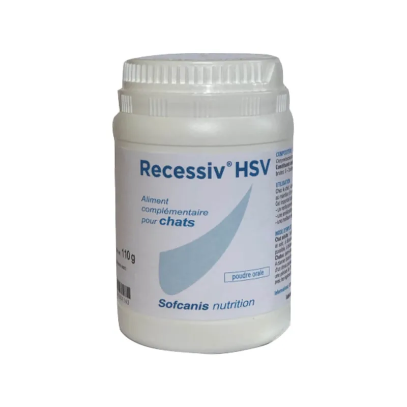 SOFCANIS Recessiv HSV, supliment sistem imunitar pisici, flacon, 110g pudră — preț și oferte