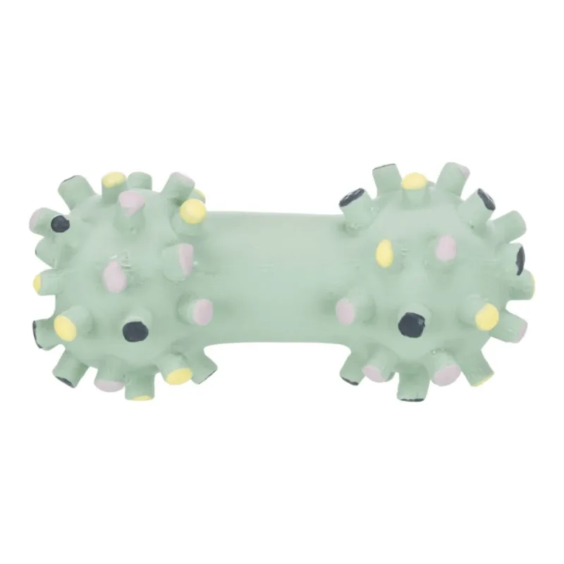 Trixie, jucărie mini-ganteră câini juniori, latex, 10cm, multicolor — preț și oferte
