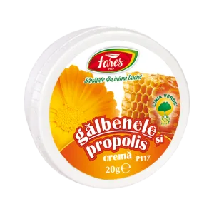 Crema de galbenele si propolis, P117, Fares | 20 gr