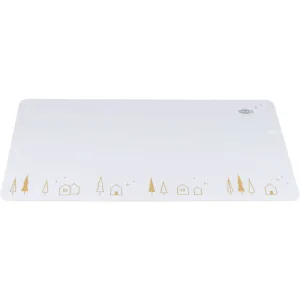 TRIXIE Christmas Place Mat, covoraș câini, dreptunghiular, antiderapant, plastic, bej, 44x28cm
