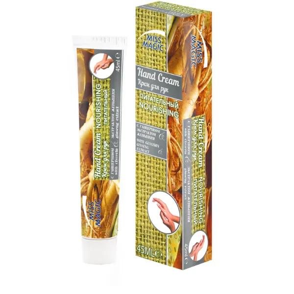 Crema de maini hranitoare cu glicerina si extract de ginseng Miss Magic| 45 ml SOLVEX COSMETICS INFINITY — preț și oferte