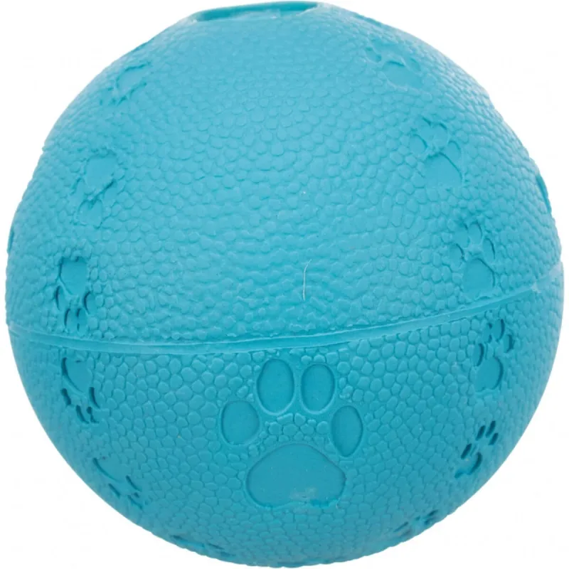 Trixie, jucărie mingie câini, cu sunet, cauciuc natural, 6cm, multicolor — preț și oferte