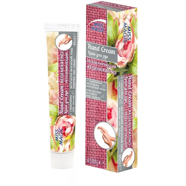 Crema de maini regeneranta cu glicerina si extract de trandafiri Miss Magic | 45 ml SOLVEX COSMETICS INFINITY — preț și oferte