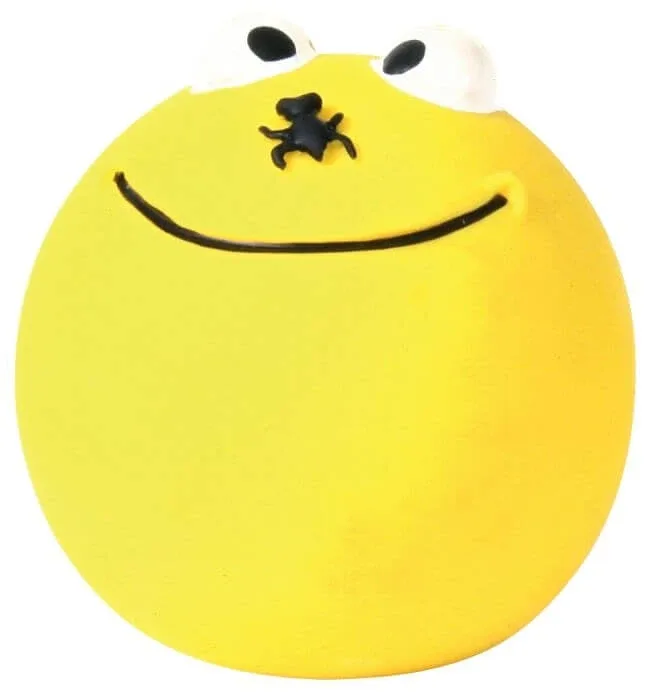 Trixie, jucărie minge smiley câini, cu sunet, latex, 6cm, multicolor — preț și oferte
