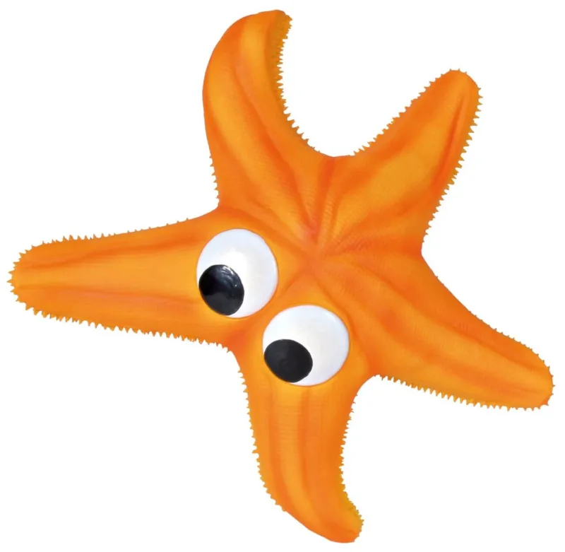 Trixie, jucărie stea de mare câini, cu sunet, latex, 23cm, multicolor — preț și oferte