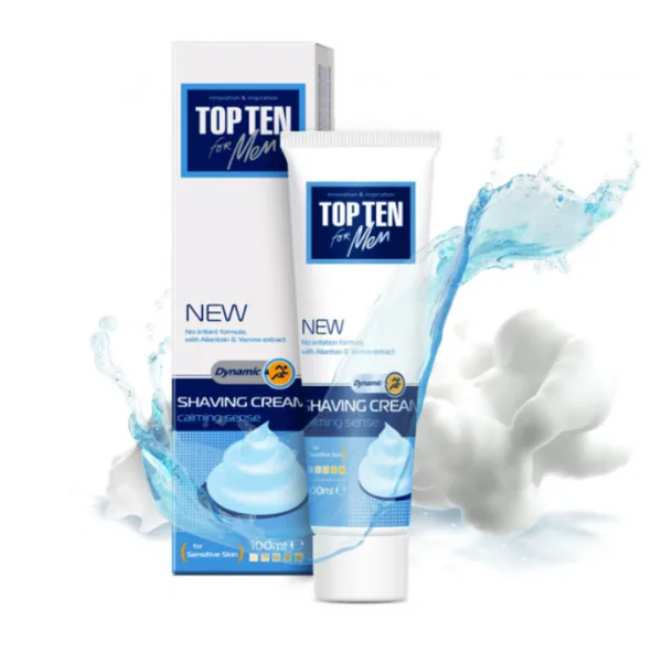 Crema de ras pentru ten sensibil TOP TEN Dynamic, Rubella | 100 ml RUBELLA INFINITY — preț și oferte