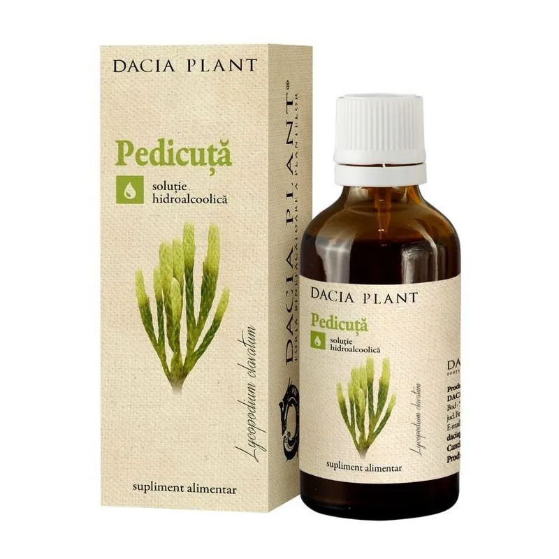 Tinctura de pedicuta, 50ml, Dacia Plant — preț și oferte