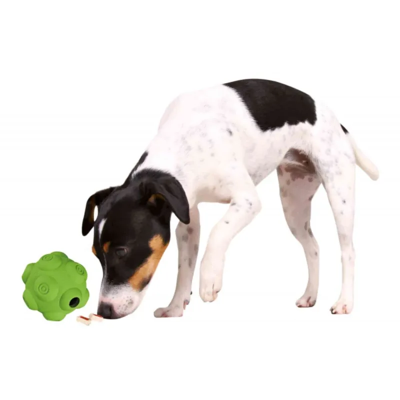 Trixie, jucărie minge surpriză câini, cauciuc natural, 9cm, multicolor — preț și oferte