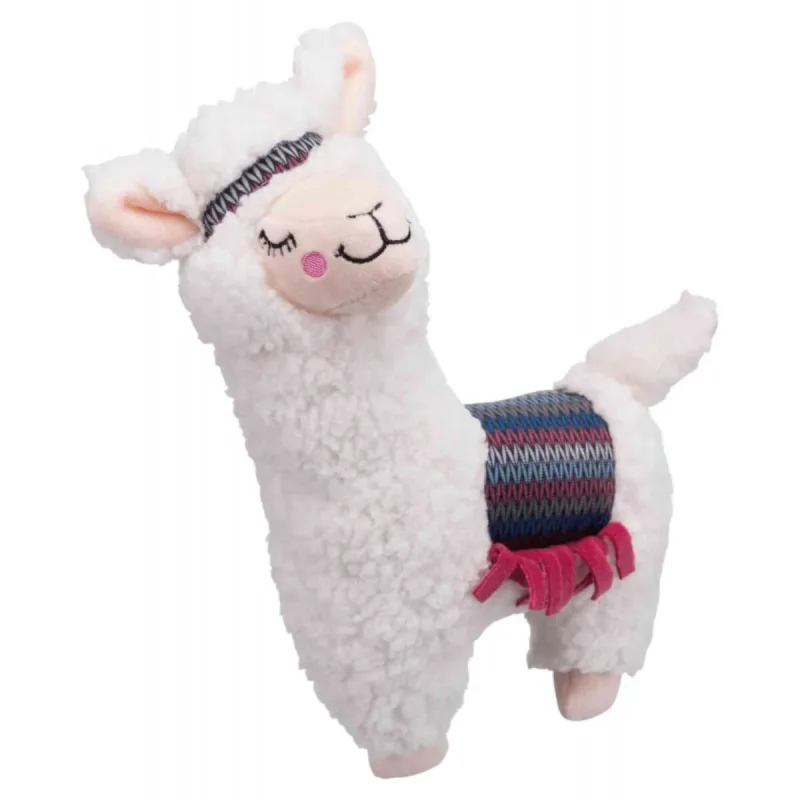 Trixie, jucărie alpaca câini, cu sunet, pluș, 31cm, multicolor — preț și oferte