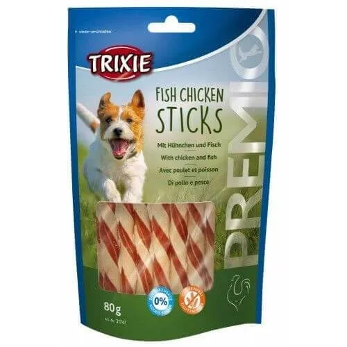 Recompense Sticks Trixie Premio Cu Pui Si Peste, 80 g — preț și oferte