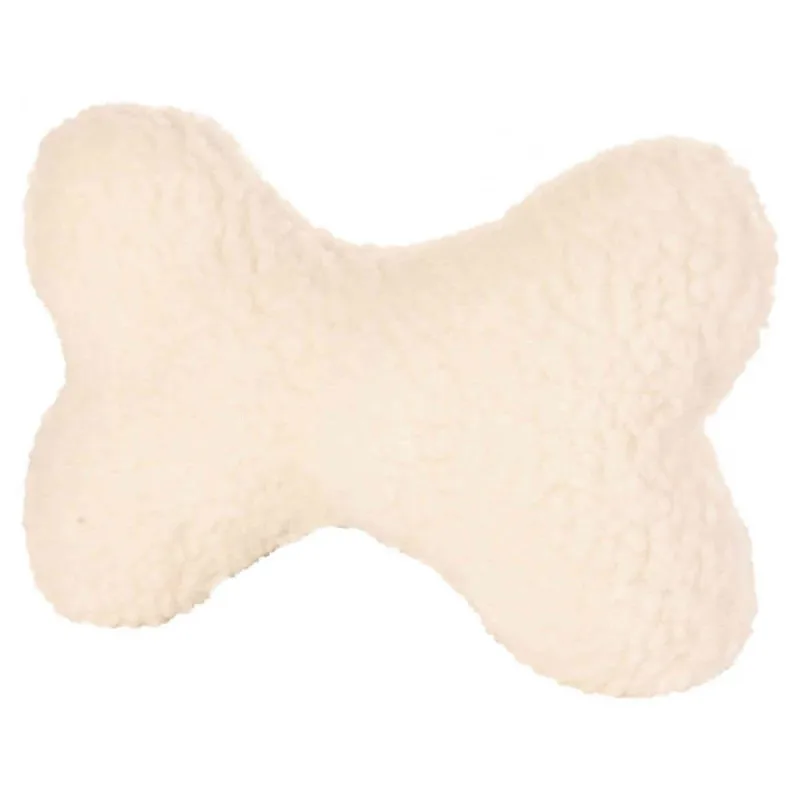 Trixie, jucărie os din pluș câini, poliester,  20cm, roz — preț și oferte