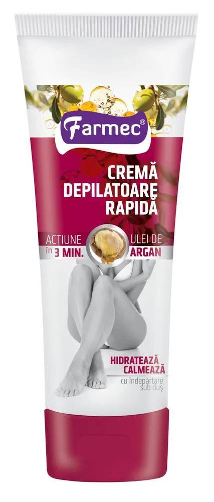 CREMA DEPILATOARE RAPIDA ARGAN 150ML 8200 FARMEC — preț și oferte