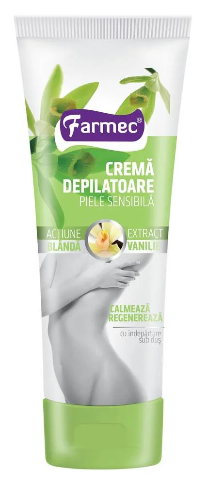 CREMA DEPILATOARE SENSIBILA VANILIE 150 ML 8220 FARMEC — preț și oferte