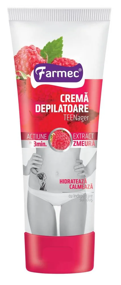 CREMA DEPILATOARE TEENAGER ZMEUR 150 ML 8230 FARMEC — preț și oferte