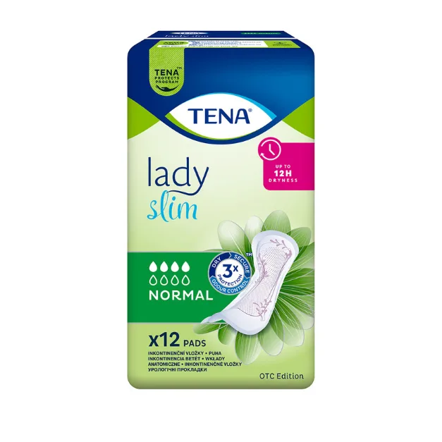 Absorbante pentru incontinenta urinara TENA Lady Slim Normal, 12 bucati — preț și oferte