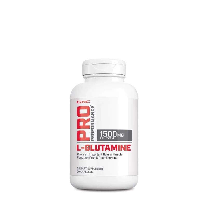 Gnc Pro Performance L-glutamine 1500 Mg, Glutamina, 90 Cps — preț și oferte