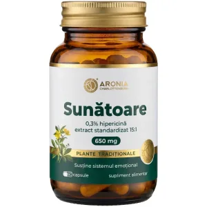 Sunătoare 650 mg — 60 capsule, Aronia
