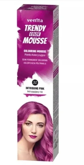 VENITA TRENDY COLOR spumă 32 roz intrigant 75 ml — preț și oferte